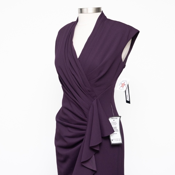 Betsy and Adam - Waterfall Ruffle Gathered Waist Gown - Picture 10 of 15